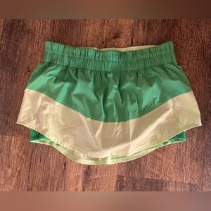 lululemon Running Skirt, Green, Size 12